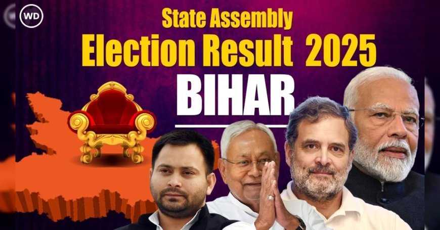 बिहार विधानसभा चुनाव परिणाम 2025 : दलीय स्थिति