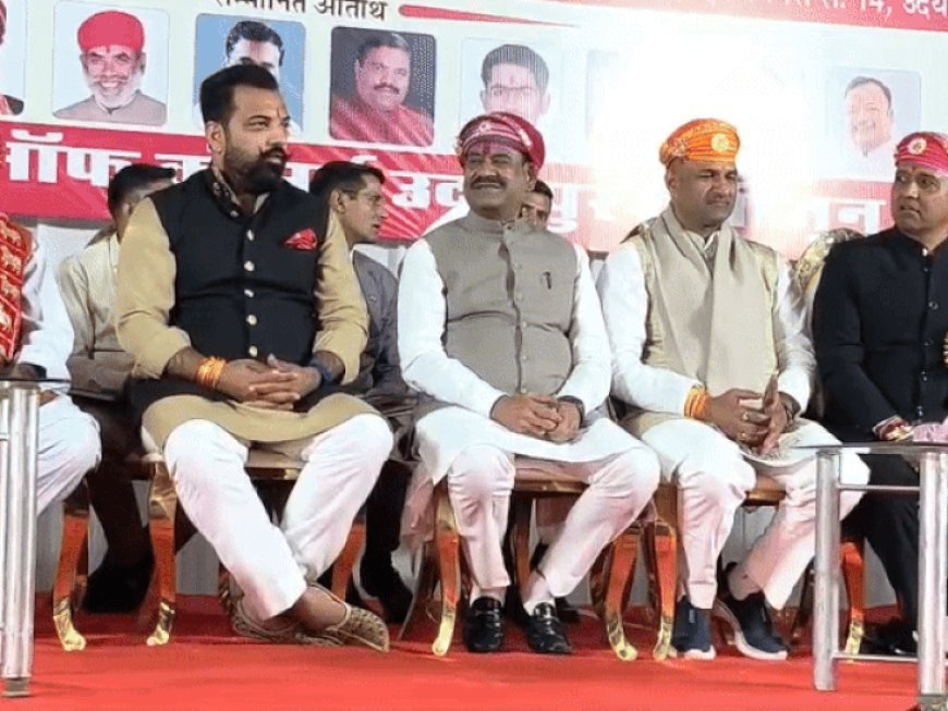 बिरला-व्यापारियों को नए-नए इनोवेशन करने चाहिए:स्पीकर ने उदयपुर में चेंबर भवन का किया लोकार्पण, सांसद सीपी का आग्रह मुंबई ट्रेन शुरू हो