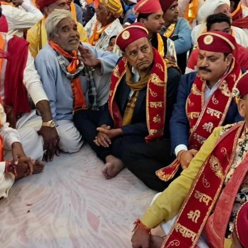 श्री बालाजी मंदिर में तुलसी विवाह संपन्न:दसवीं वर्षगांठ पर ठाकुरजी की बिंदोली; डीजे पर बजाए भक्ति संगीत