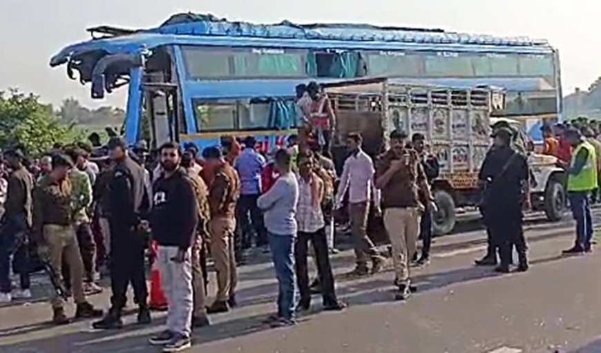 मिर्जापुर में बेकाबू कार का कहर: पिता-पुत्र सहित चार की मौत, राष्ट्रीय राजमार्ग पर चीख-पुकार