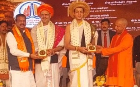 200 साल बाद 19 साल के महेश ने रचा इतिहास:काशी में 2 हजार मंत्रों का दंडक्रम पारायण पूरा किया, वेदमूर्ति बनने वाले देश के दूसरे व्यक्ति