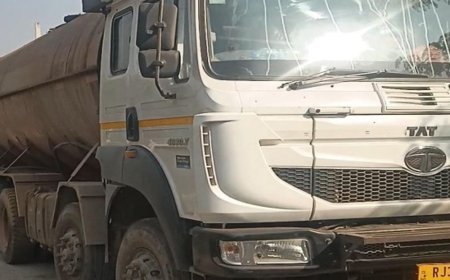 तेजाब से भरा टैंकर चोरी,हरियाण से किया बरामद:करीब तीन लाख का तेजाब पार,टैंकर में GPS लगा हुआ था