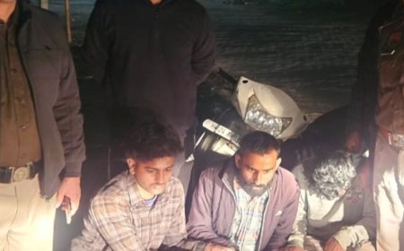 सिरसा CIA ने 100 ग्राम हेरोइन सहित 3 युवक पकड़े:मार्केट में लाखों कीमत, नशे के आदि, माधोसिंघाना से स्कूटी में छिपाकर लाए