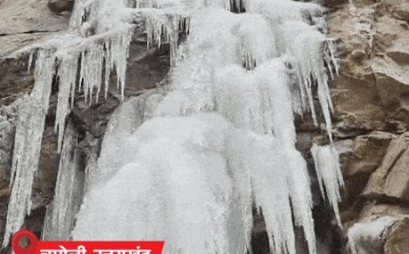 राजस्थान-MP के 37 शहरों में तापमान 10 डिग्री से कम:यूपी में घना कोहरा, सड़कों पर 10 मीटर देखना भी मुश्किल; उत्तराखंड में झरने जमे