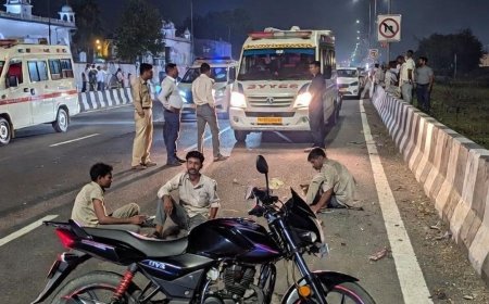 यमुनानगर में दिल्ली के युवक की मौत:नशे में डिवाइडर से टकराई बाइक, वाहन ने कुचला; भाई संग जा रहा था हरिद्वार