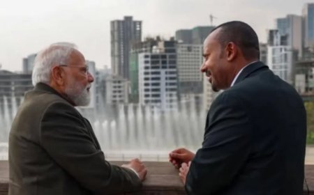 भारत और इथियोपिया के बीच हुए 8 समझौतों पर हस्ताक्षर