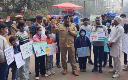 झज्जर में नाटक के माध्यम से प्रदूषण जागरूकता कार्यक्रम:वायु, ध्वनि और यातायात नियमों की जानकारी दी, पर्यावरण संरक्षण संकल्प लिया