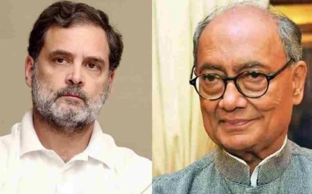 RSS की तारीफ पर दिग्विजय से नाराज हुए राहुल गांधी, कहा आपने गलत किया