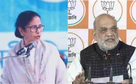अमित शाह गरजे, घुसपैठ से बंगाल की जनता भयभीत, ममता बनर्जी ने किया पलटवार