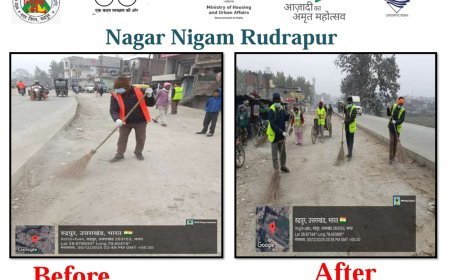 नए साल के स्वागत में नगर निगम ने चलाया विशेष स्वच्छता अभियान