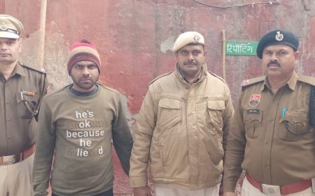 पलवल में 5 साल बाद पुलिस के हाथ आया ठग:नकली सोने की ईंट दिखाकर फंसाया था; जयपुर जेल में बंद था