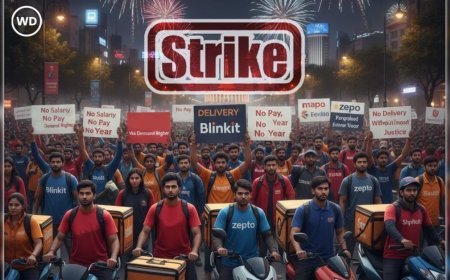 हड़ताल पर डिलीवरी वर्कर्स, पड़ सकता है नए साल के जश्न में खलल