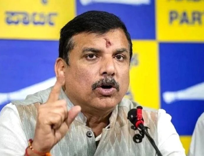 MCD उपचुनाव परिणाम से भड़की AAP, सांसद संजय सिंह ने CEC को कहा 'मुख्‍य चोर... '