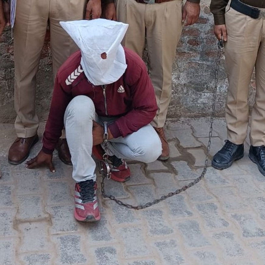 हिसार में लूट की वारदात का खुलासा, एक गिरफ्तार:युवक से मोबाइल और नकदी लूटी; वारदात में प्रयुक्त कार बरामद