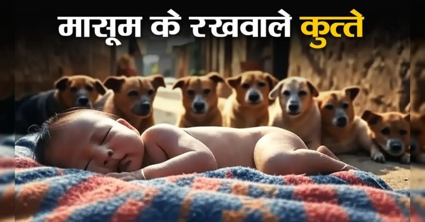 जिस बच्‍ची को मां ने लावारिस छोड़ा, उसे कुत्‍तों ने बचाया, बच्‍ची को घेरकर रातभर करते रहे रखवाली