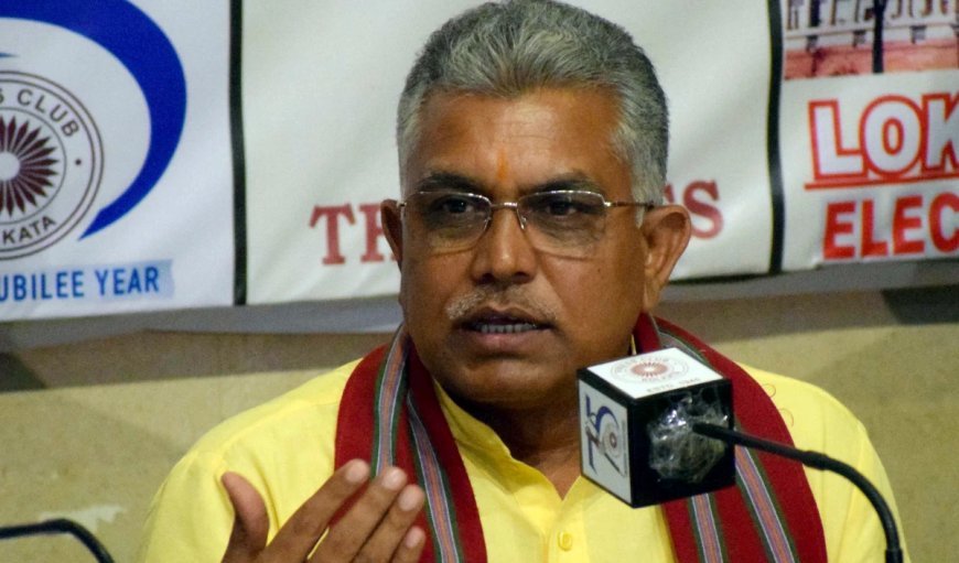 बंगाल में बाबरी मस्जिद की मांग बांग्लादेश बनाने की साजिश, दिलीप घोष का दावा