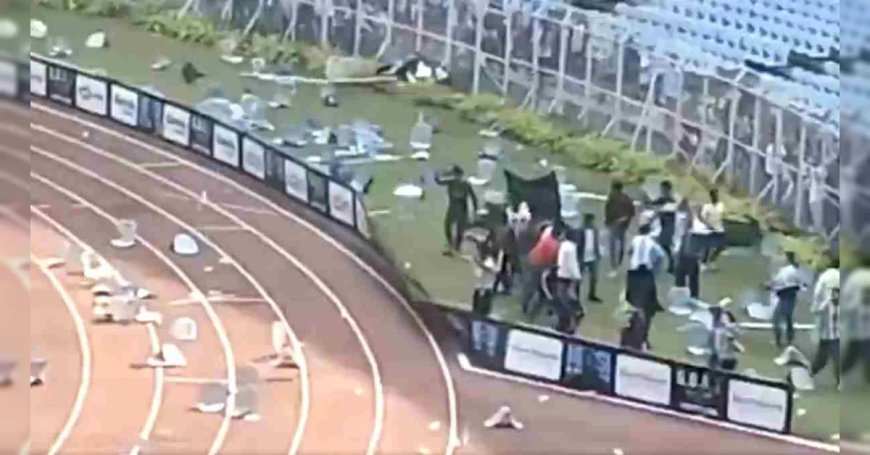 LIVE: कोलकाता में मेसी के फैंस का हंगामा, स्टेडियम में फेंकी बोतलें और कुर्सियां