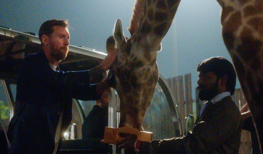 Messi ने जामनगर के वन्य जीव संरक्षण केंद्र Vanatara का दौरा किया