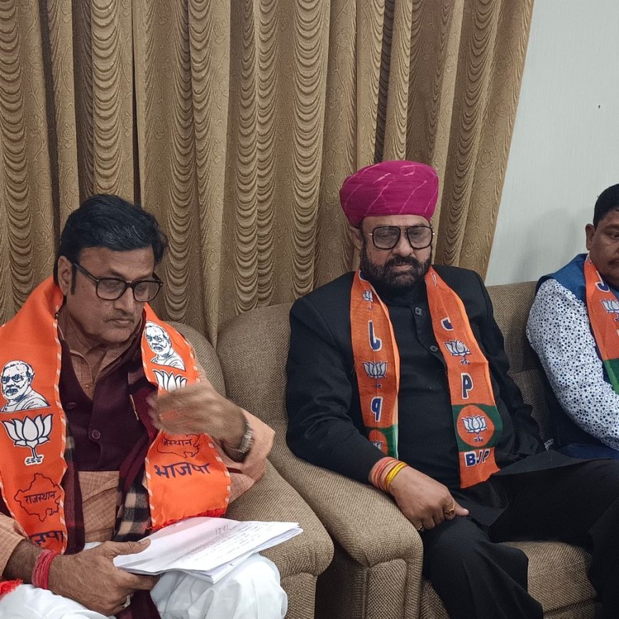 राठौड़ ने कांग्रेस और बीएपी पर निशाना साधा:कहा- कांग्रेस के 5 साल बनाम भाजपा के 2 साल के कामों पर बहस करें डोटासरा