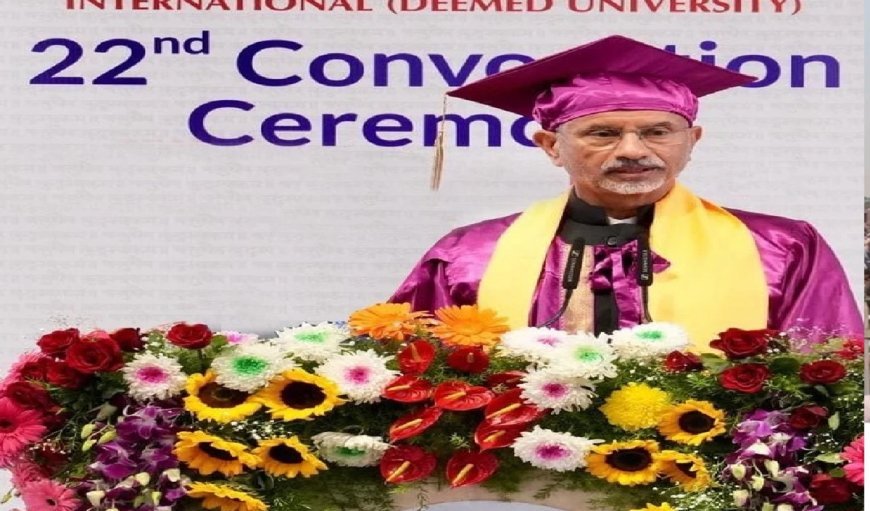 80 साल पहले स्थापित वैश्विक व्यवस्था स्पष्ट रूप से बिखर रही, सिम्बायोसिस इंटरनेशनल के दीक्षांत समारोह में बोले जयशंकर