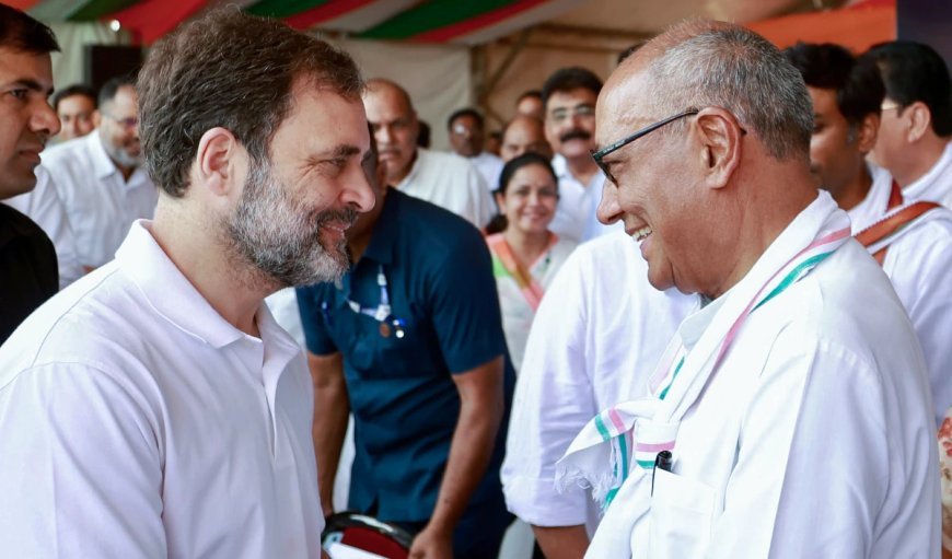 Digvijay Singh की RSS तारीफ से Congress में बवाल, Rahul Gandhi बोले- आप गलती कर गए!