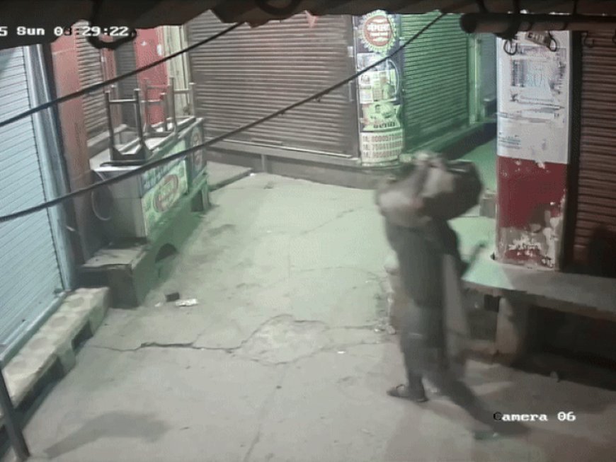 नूंह में ज्वेलरी शॉप में हुई लूट में टीमें गठित:दुकान का शटर तोड़कर करोड़ों के आभूषण पोटलियों ले गए थे चोर