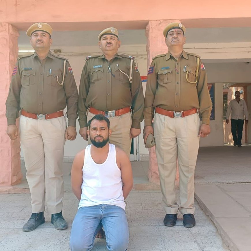 फलोदी में चोरी का माल खरीदने वाला गिरफ्तार:डीसी केबल और वाहन बरामद, आरोपी पर पहले भी 3 मुकदमे दर्ज