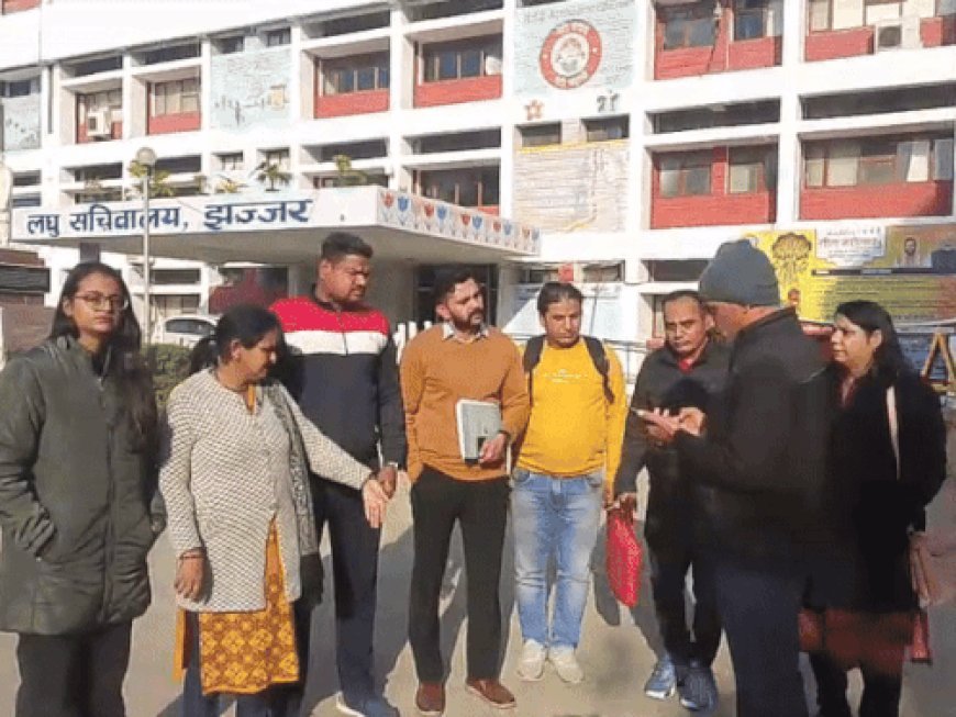 झज्जर में कुत्तों की नसबंदी पर उठाए सवाल:जिस संस्था को काम सौंपा, उसके पास सुविधाएं नहीं, एनिमल लवर्स ने डीसी को दिया ज्ञापन