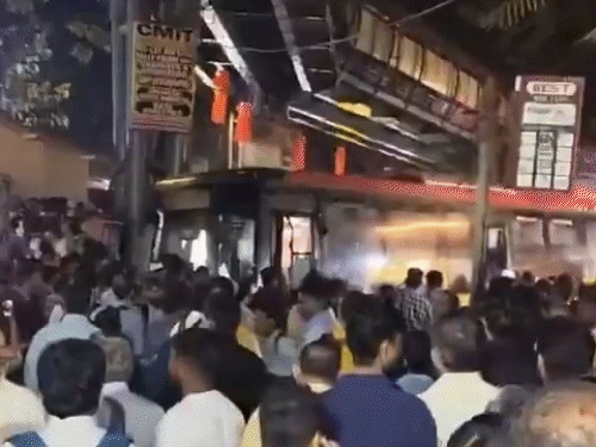 मुंबई के भांडुप में बस ने 13 लोगों को कुचला:4 लोगों की मौत, 9 घायल; रिवर्स करते समय हादसा, ड्राइवर हिरासत में