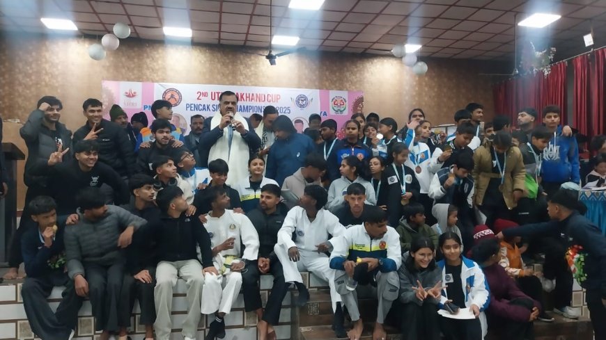 जवाहर नवोदय विद्यालय,  में द्वितीय उत्तराखंड कप पेंचक सिलाट चौंपियनशिप का समापन समारोह आयोजित किया गया।