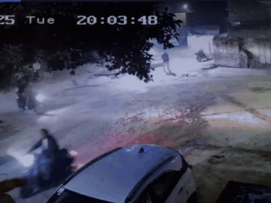 हिसार के राजीव नगर में फायरिंग:तीन बाइक सवारों ने घर के बाहर गोली चलाई, CCTV के जरिये पुलिस जांच में जुटी