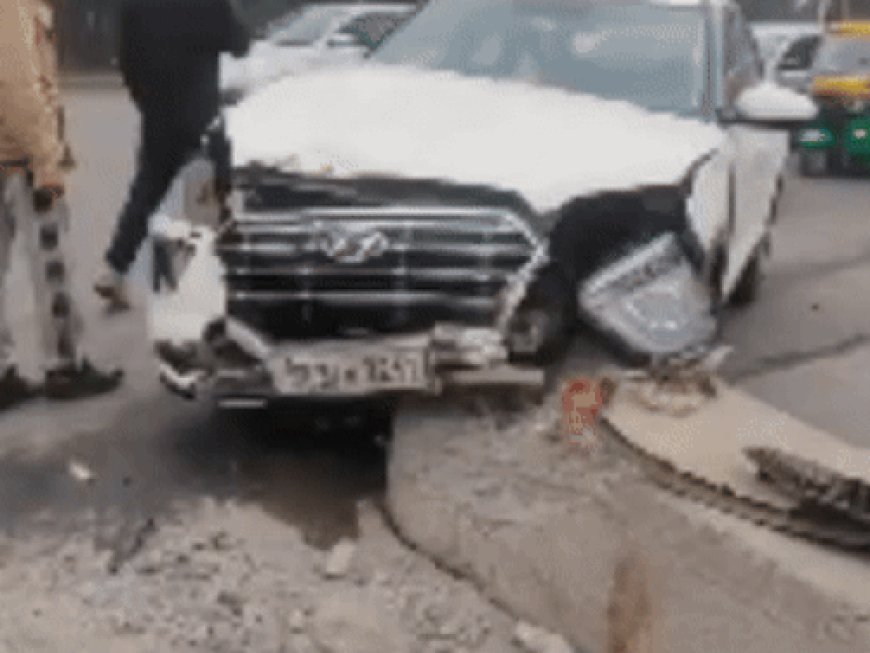 फरीदाबाद में क्रेटा ने स्विफ्ट डिजायर को मारी टक्कर:खाटू श्याम से लौट रहे थे दंपती; ड्राइवर को आई नींद