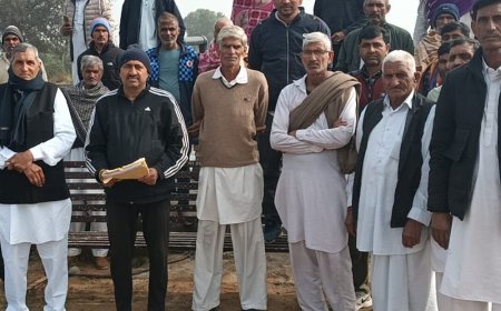 सिरसा में सूक्ष्म सिंचाई परियोजना का ट्रांसफार्मर जला:सिंचाई न होने से 850 एकड़ की फसल सूख रही, किसानों ने जताया रोष