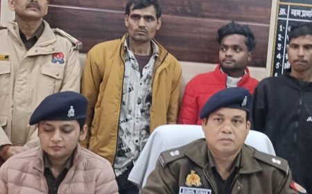 कासगंज में 3 तस्कर गिरफ्तार:1060 ग्राम डायजापाम पाउडर, 25 ग्राम स्मैक बरामद, नेटवर्क की तलाश