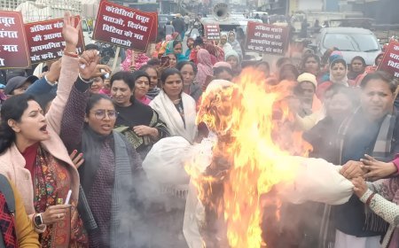 अंकिता हत्याकांड पर भाजपा महिला मोर्चा ने कांग्रेसी सबूत बताओ आक्रोश रैली का रुद्रपुर में किया आयोजन, विशाल प्रदर्शन कर कांग्रेस पार्टी का पुतला जलाकर दर्ज कराया विरोध*