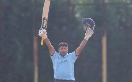 IPL Auction के बाद सरफराज़ ख़ान का पहला धमाका, 15 गेंदों में जड़ा सबसे तेज़ 50  का Record