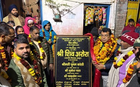 विधायक शिव अरोरा ने रम्पुरा मे  ताबड़तोड़ शिलान्यास लोकार्पण  कर विकास कार्यों क़ो जनता क़ो किया समर्पित*