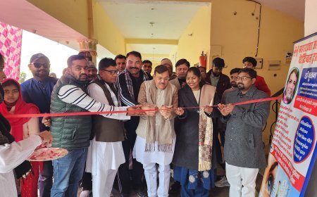 निःशुल्क नेत्र शिविर का पूर्व विधायक राजेश शुक्ला ने किया शुभारंभ, सैकड़ों लोगों ने उठाया लाभ