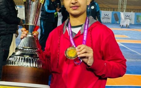 हरियाणा ने 51वीं नेशनल जूनियर महिला कबड्डी में जीता गोल्ड:पानीपत की हिमांशी जागलान के प्रदर्शन ने दिलाई जीत; नौल्था में मनाई खुशी