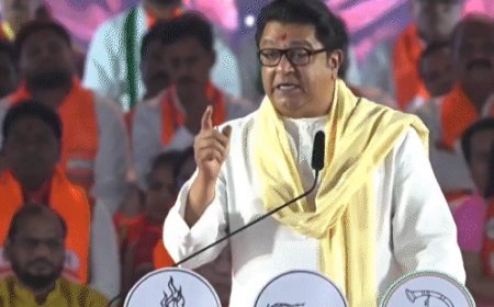 राज ठाकरे बोले- यूपी-बिहार वाले महाराष्ट्र में हिंदी न थोपें:वरना लात मारूंगा; मुंबई गुजरात को नहीं मिला, इससे कुछ ताकतें अब भी नाराज