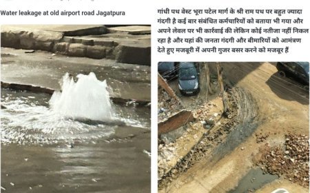 जयपुर में आम जनता की बढ़ी परेशानी:वार्डों में गंदगी, जलभराव और टूटी सड़कों से हाल बेहाल, शिकायतों के बाद भी नगर निगम की लापरवाही