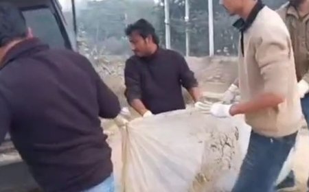 टोहाना में नहर में मिला व्यक्ति का शव:बोरी में बंधा पड़ा था, सीने पर दिल के आकार का टैटू बना, अंग्रेजी में 'K' लिखा