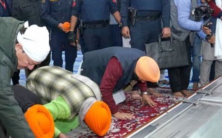 हरियाणा सीएम पर सिख मर्यादा का उल्लंघन करने का आरोप:श्री अकाल तख्त साहिब को लिखा लेटर, गुरुघर में हथियार समेत सुरक्षाकर्मी लेकर पहुंचे