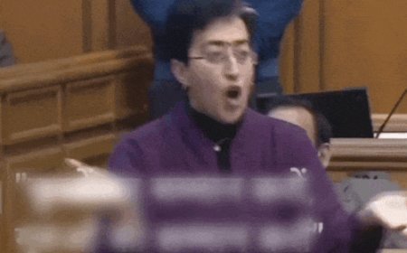 AAP नेता आतिशी के VIDEO पर फिर बवाल:दिल्ली स्पीकर बोले- वीडियो सही, गुरू शब्द कहा था; CM मान ने कहा- CBI जांच करा लो