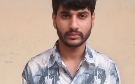 दुबई भागने की फिराक में था लुटेरा:सीकर पुलिस ने दिल्ली एयरपोर्ट से पकड़ा, 1 साल से फरार था इनामी बदमाश