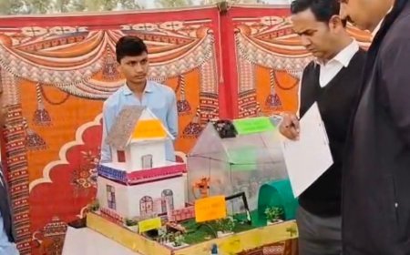 डूंगरपुर में 156 स्कूलों के बच्चों के मॉडल किए प्रदर्शित:स्किल एग्जीबिशन में 248 स्टूडेंट्स ने लिया भाग