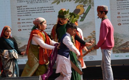 घुघुतिया त्योहार में वेटलैंड एवं फिन्स बाया (बुनकर पक्षी)संरक्षण पर जोर, संजय वन में भव्य आयोजन