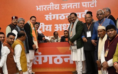 दिल्ली:  मुख्यमंत्री श्री पुष्कर सिंह धामी पहुंचे राष्ट्रीय कार्यालय- भाजपा।*