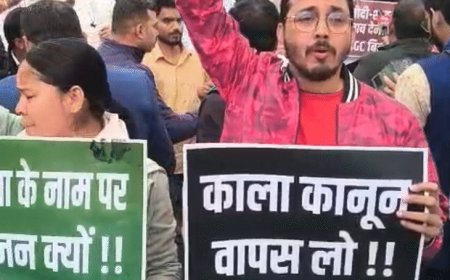 देशभर में UGC के नए नियमों का विरोध:UP में सवर्ण युवकों ने मुंडन कराया, बिहार में फांसी मांगी; सुप्रीम कोर्ट सुनवाई को तैयार
