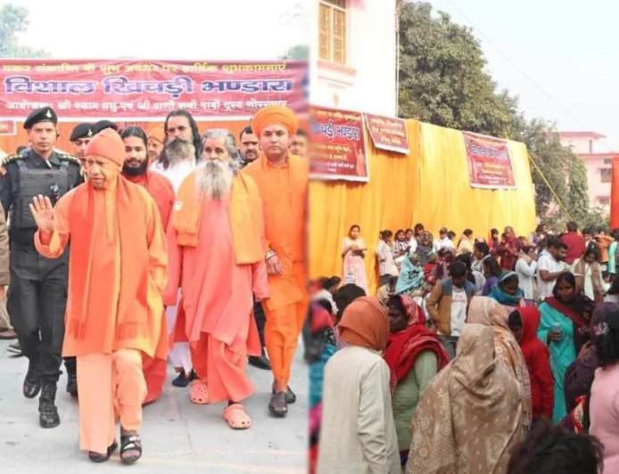 गोरखनाथ मंदिर में उमड़ा आस्था का ज्वार, CM योगी ने की व्यवस्थाओं की मॉनिटरिंग